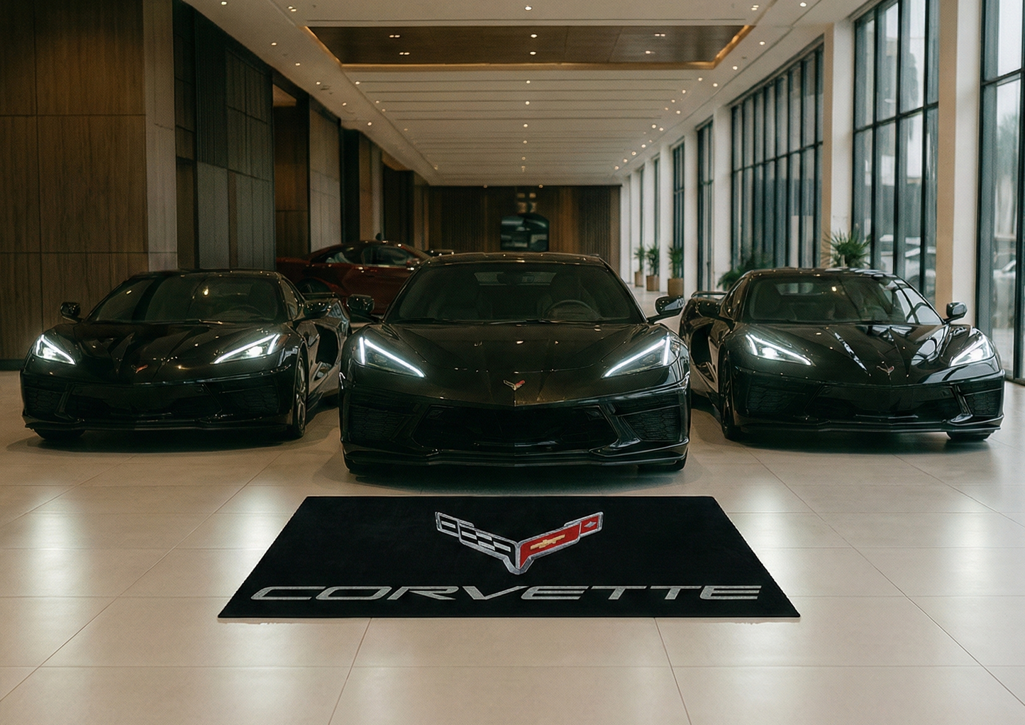 Corvette Luxury Rug 60×87 INCH Home, Garage & Display Carpet