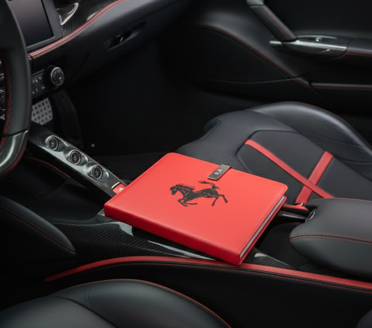 Ferrari Journal Notebook Customizable initials