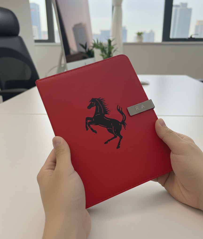 Ferrari Journal Notebook Customizable initials