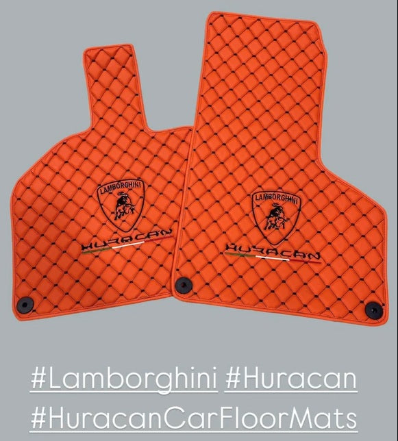 Lamborghini Huracan Leather Floor Mats