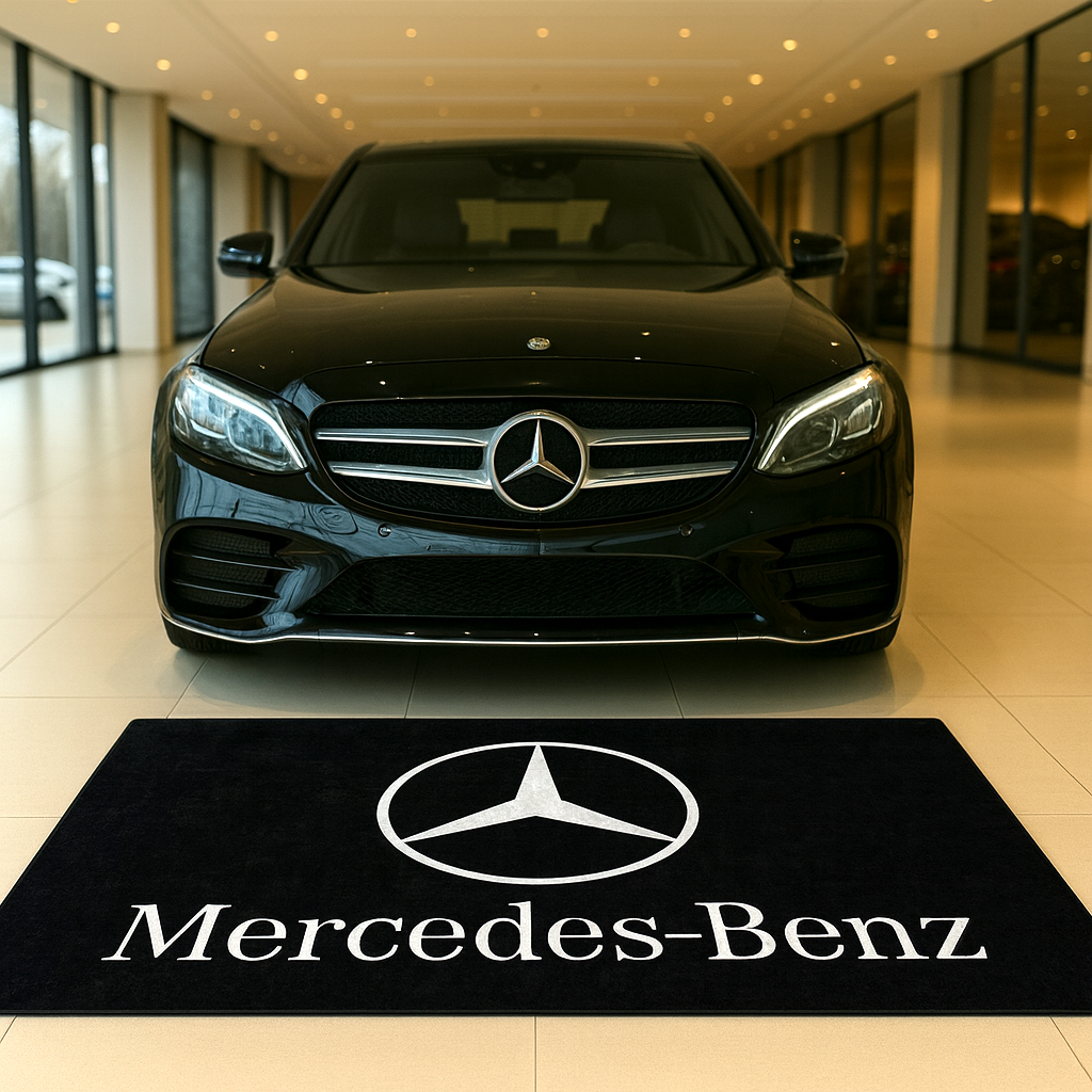 Mercedes Benz AMG Luxury Rug 60×87 INCH Home, Garage & Display Carpet