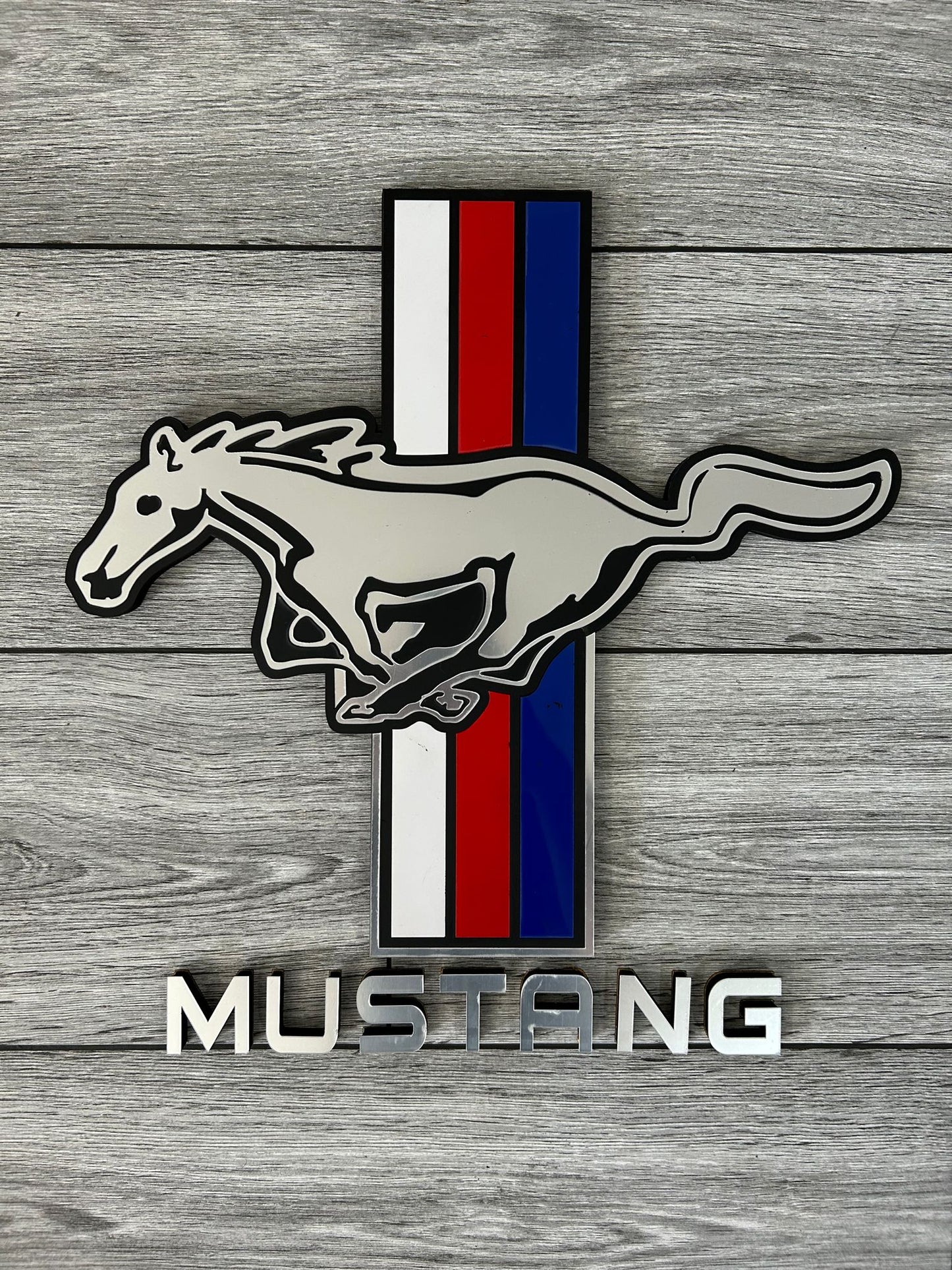 Mustang Wall Sign for Garage – Premium Wall Decor for Car Enthusiasts
