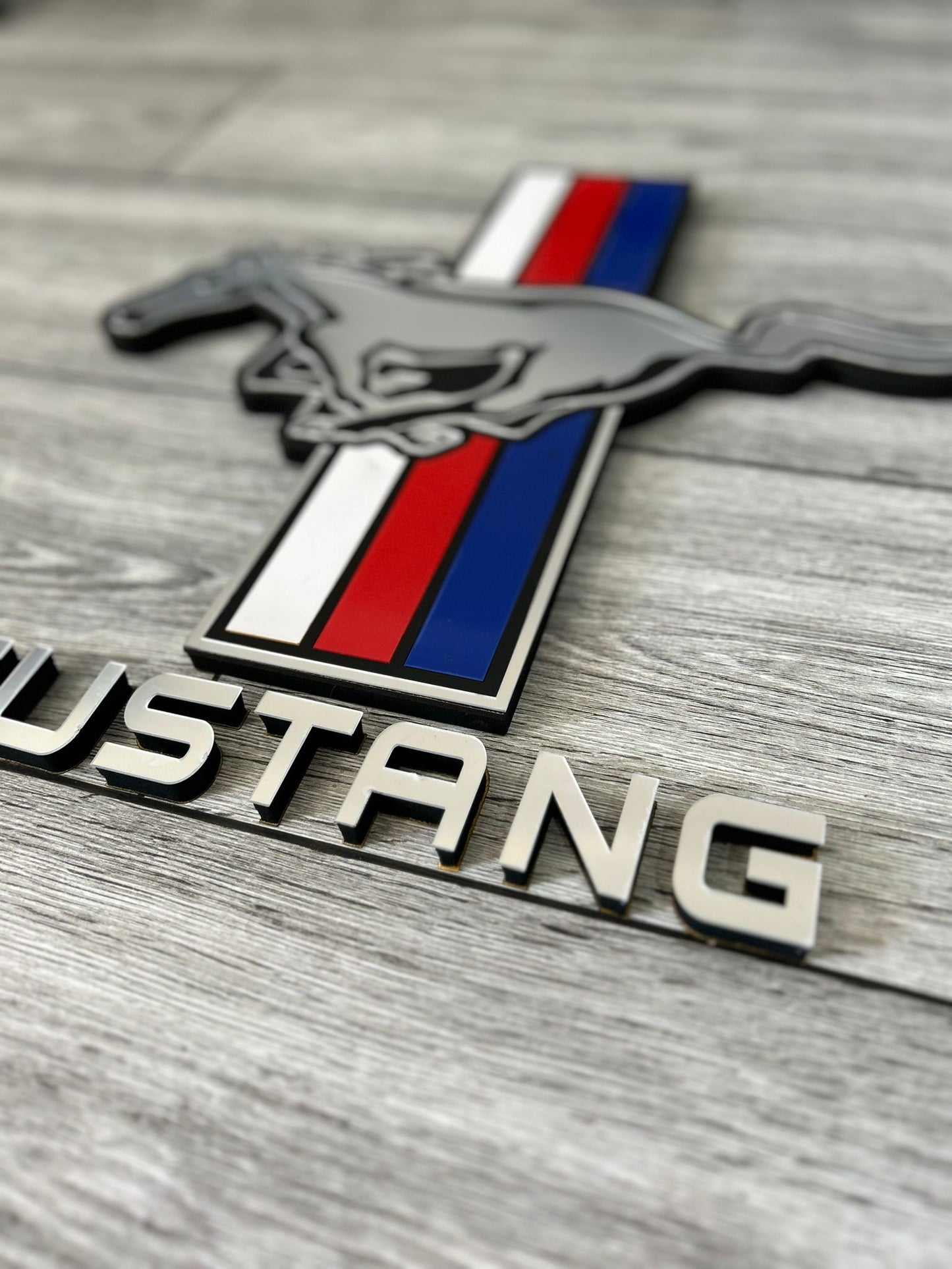 Mustang Wall Sign for Garage – Premium Wall Decor for Car Enthusiasts