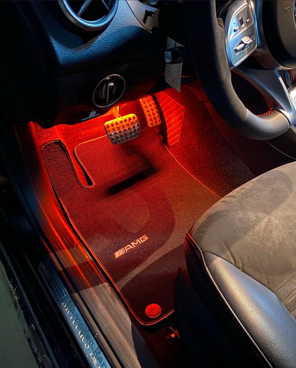 For Mercedes Benz AMG Carpet Car Floor Mats Custom fit for all AMG Model Carpet Liner