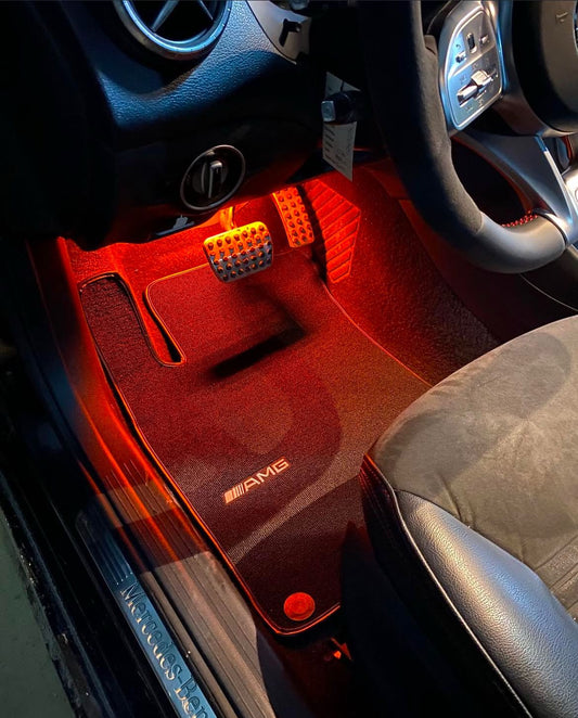 Mercedes Benz ( AMG ) Carpet Car Floor Mats Custom fit for all Model Carpet Liner