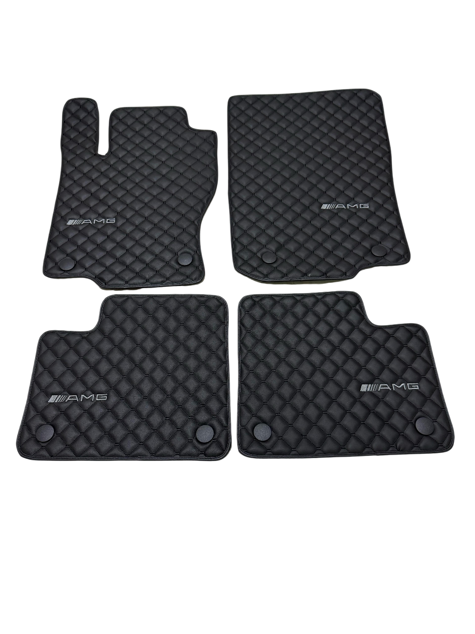For Mercedes Benz AMG Car Floor Mats Custom fit Leather for all AMG Model Waterproof Carpet Liner