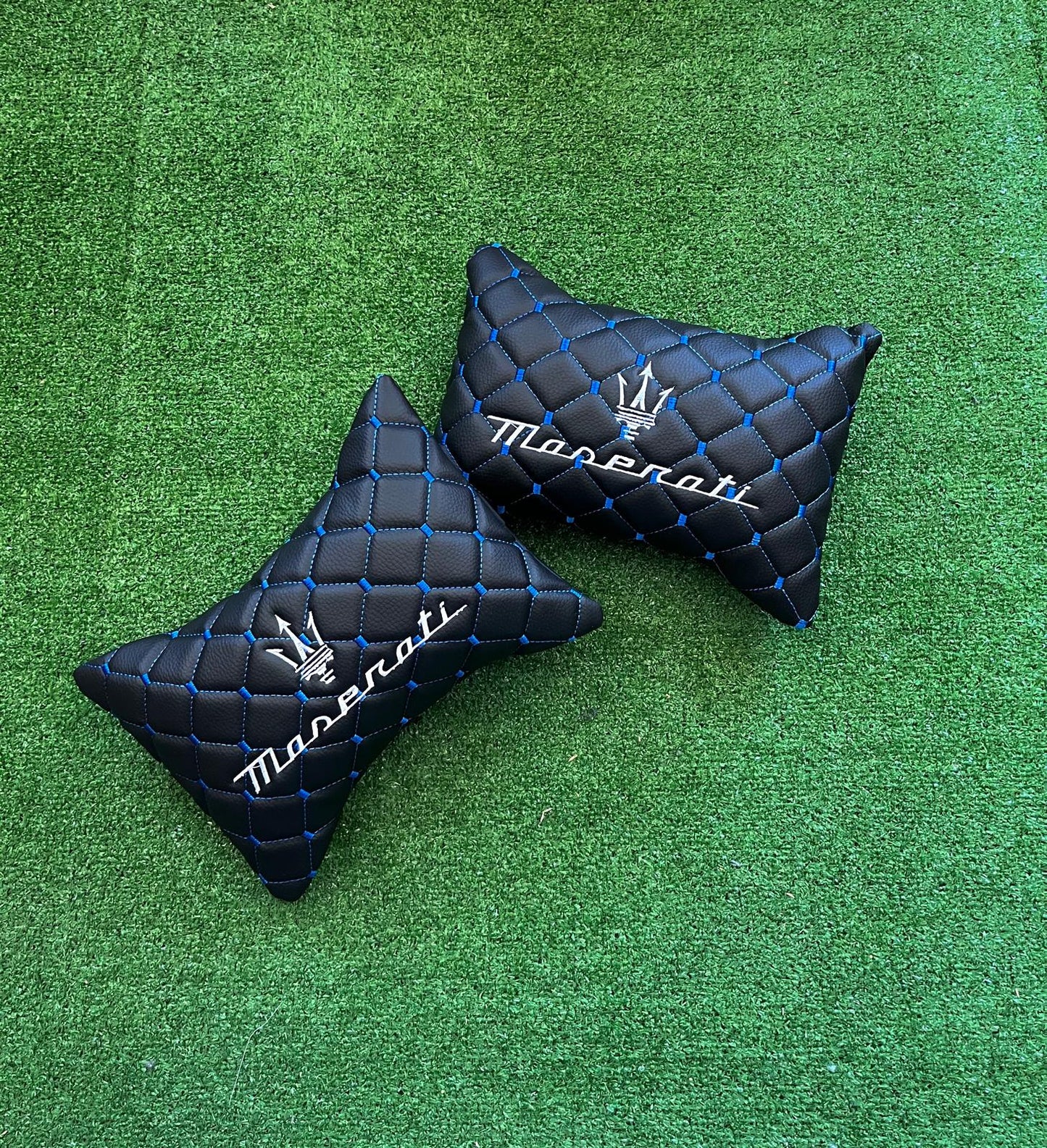 For Maserati Leather Neck Pillows for Cars - Premium Comfort and Style (2 PCS)