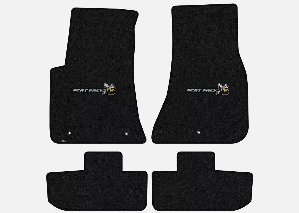 For All Dodge Challenger Scatpack Carpet Car Floor Mats Custom fit for Dodge Challenger Scatpack Model Carpet Liner