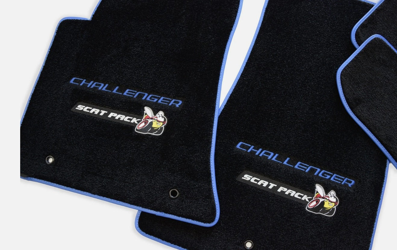 For All Dodge Challenger Scatpack Carpet Car Floor Mats Custom fit for Dodge Challenger Scatpack Model Carpet Liner
