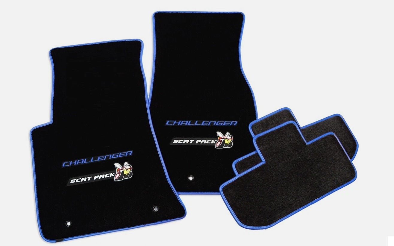 For All Dodge Challenger Scatpack Carpet Car Floor Mats Custom fit for Dodge Challenger Scatpack Model Carpet Liner