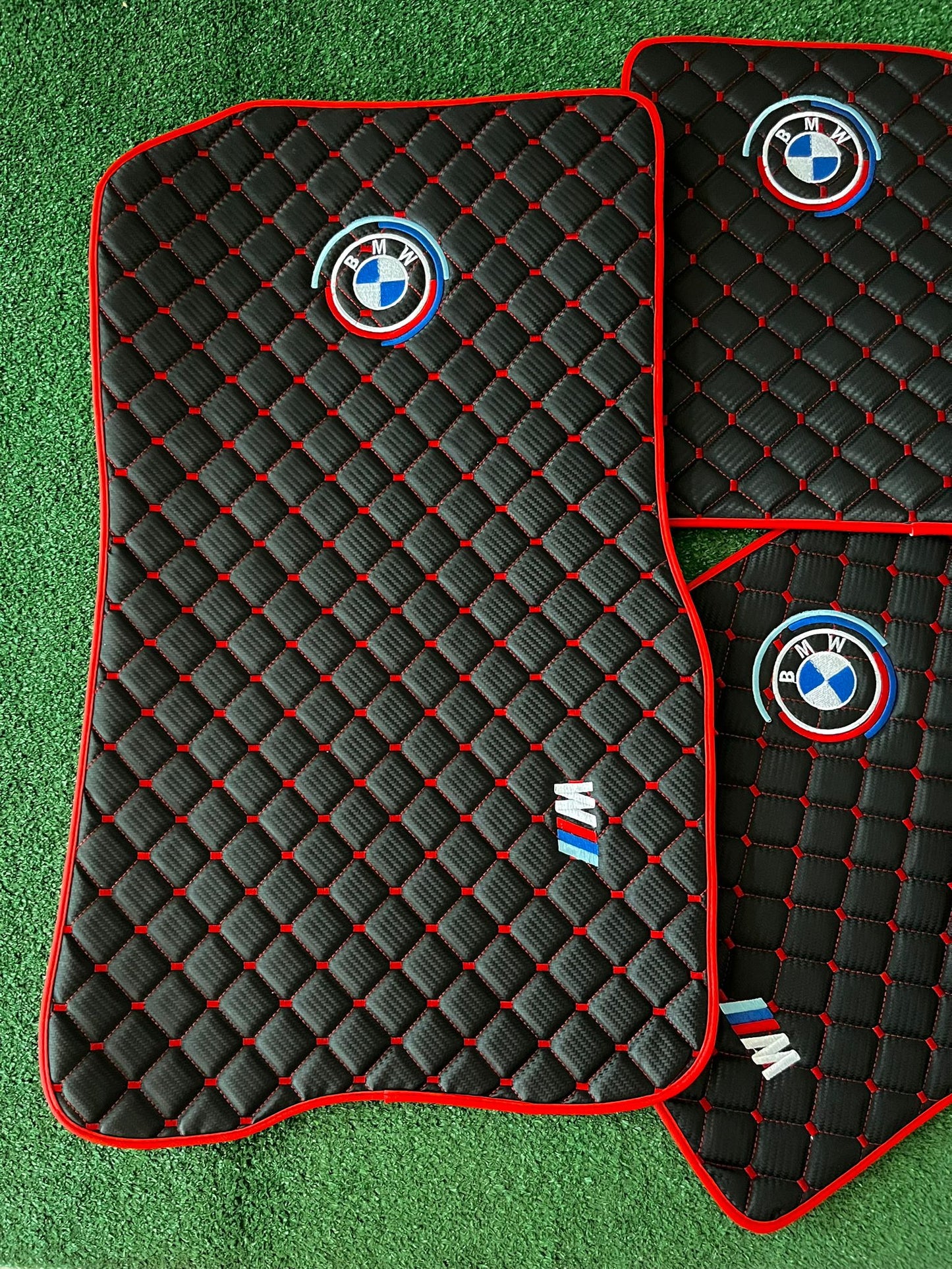 For BMW X2 M Design Car Floor Mats Custom fit Leather for all BMW M design Waterproof Carpet Liner
