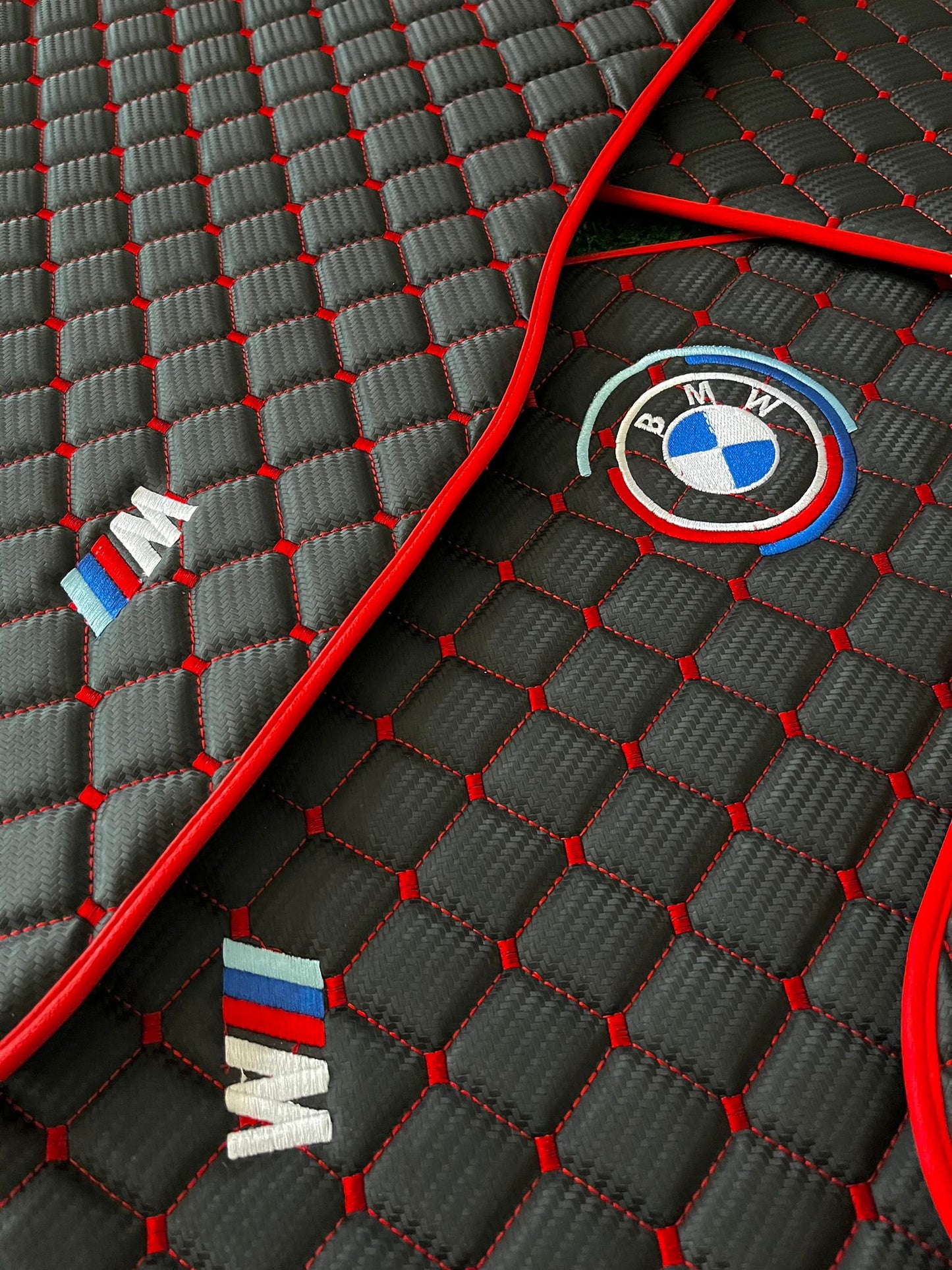 For BMW X2 M Design Car Floor Mats Custom fit Leather for all BMW M design Waterproof Carpet Liner