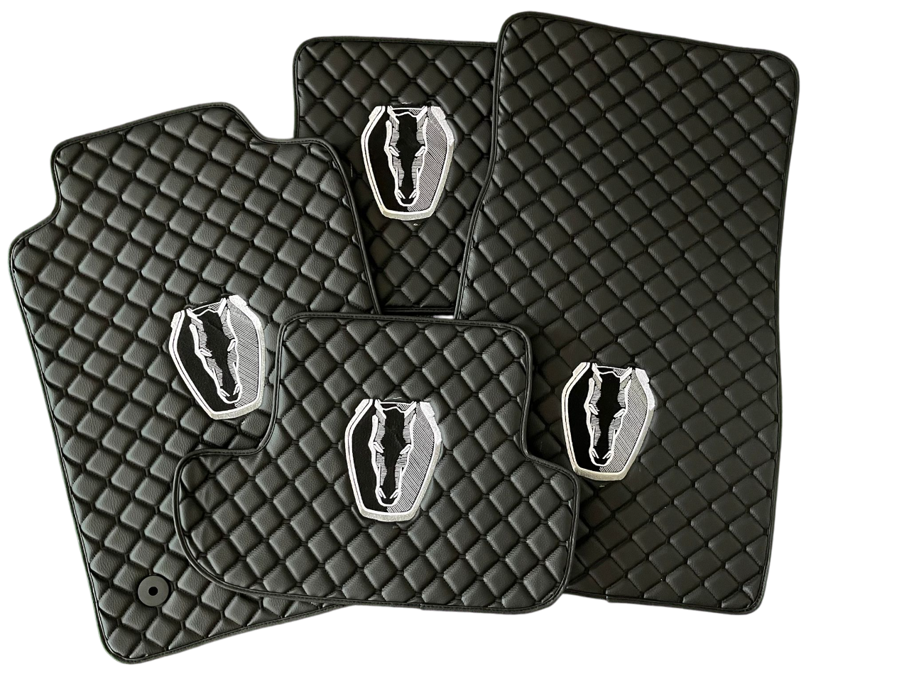 Mustang Dark Horse Leather Floor Mats Custom Waterproof Car Mats for all DarkHorse Series