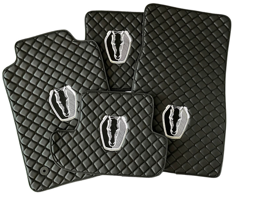 Mustang Dark Horse Leather Floor Mats Custom Waterproof Car Mats for all DarkHorse Series