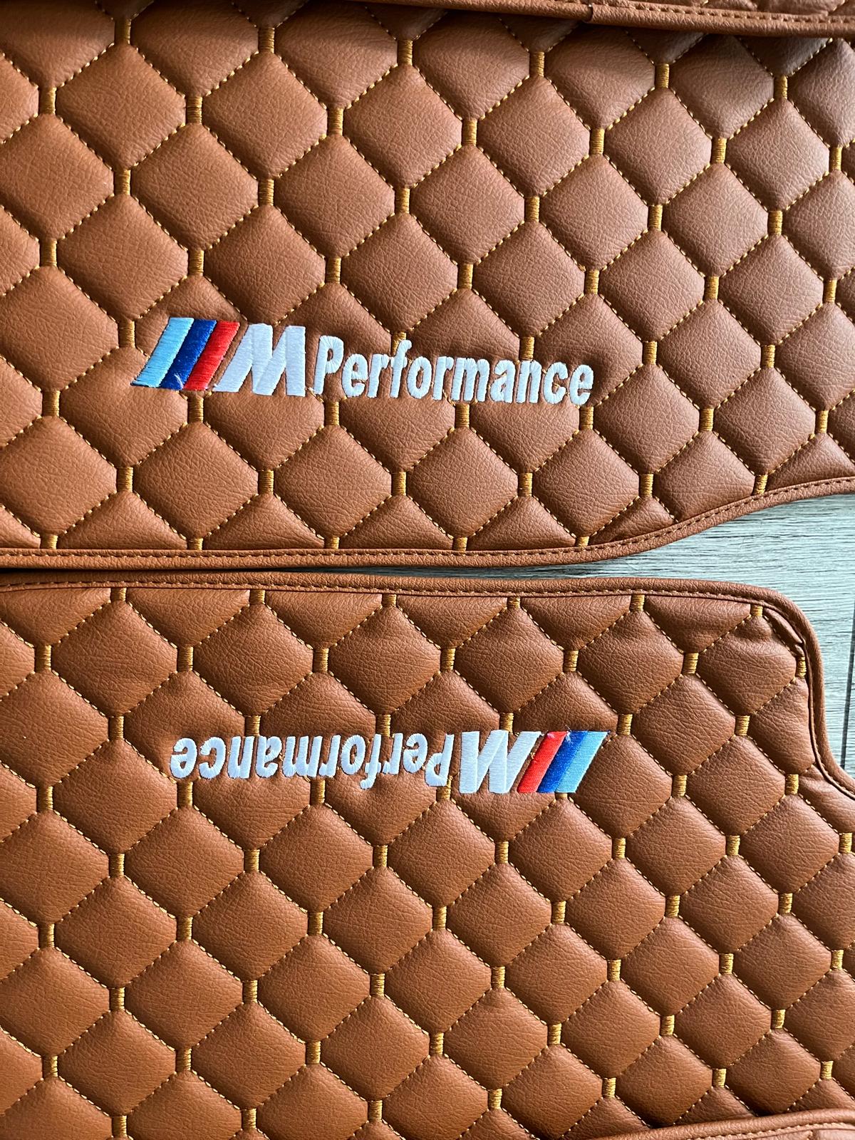 For all BMW M4 Car Floor Mats Custom fit Leather for all BMW M Performance Waterproof Carpet Liner