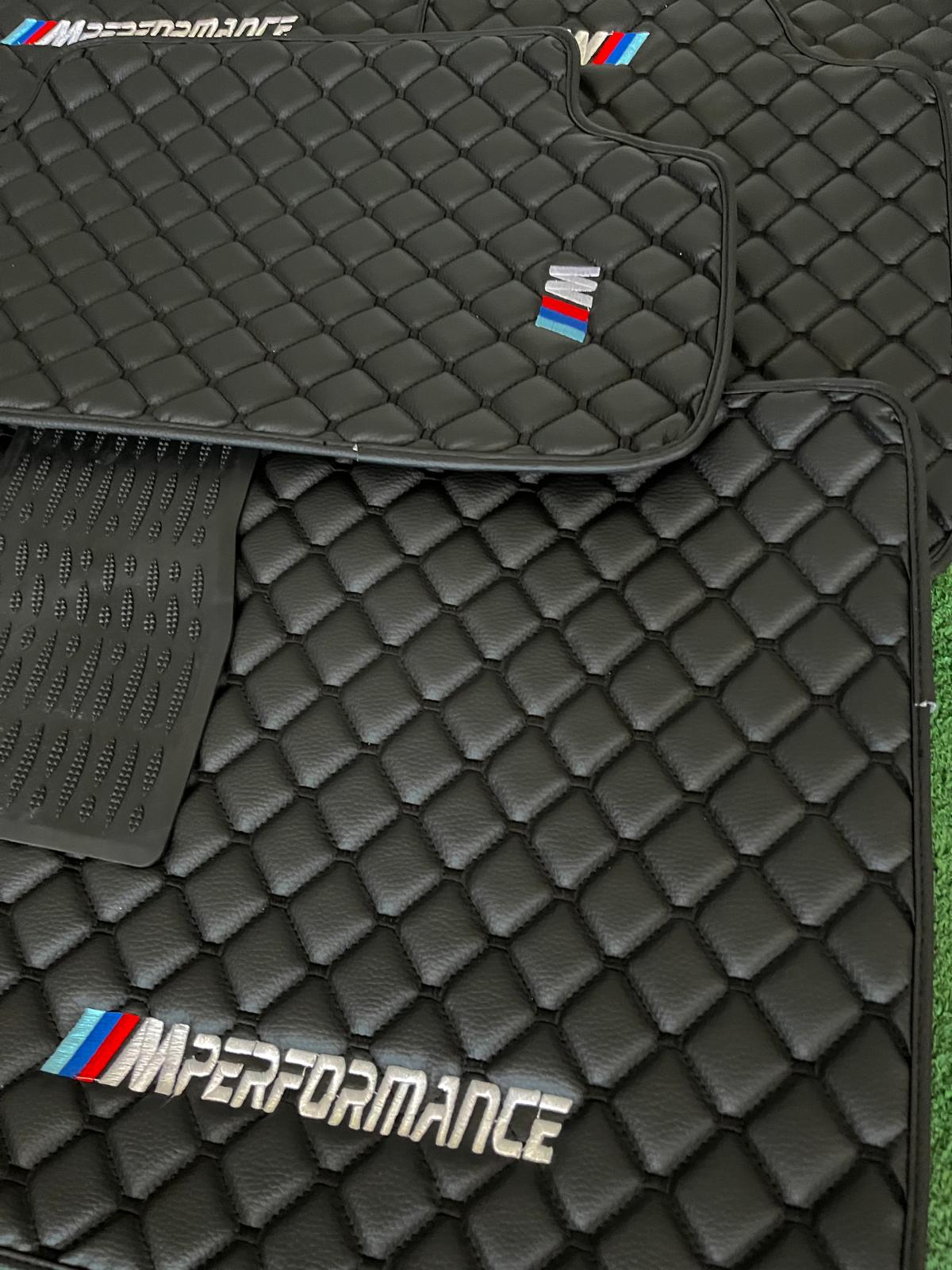For all BMW M3 Car Floor Mats Custom fit Leather for all BMW M Performance Waterproof Carpet Liner