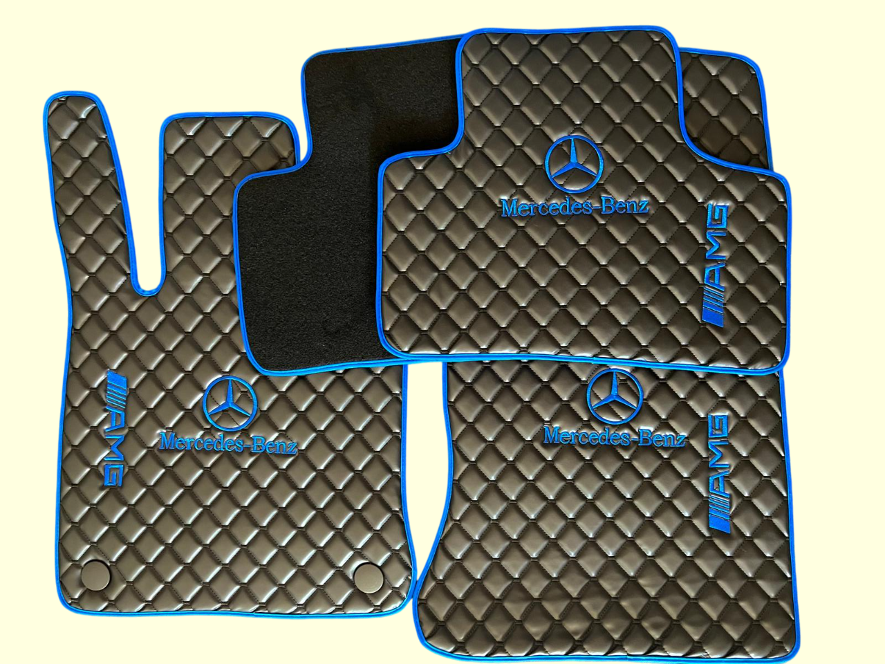 For Mercedes Benz AMG Leather Floor Mats - Made To Measure Mats for all Model