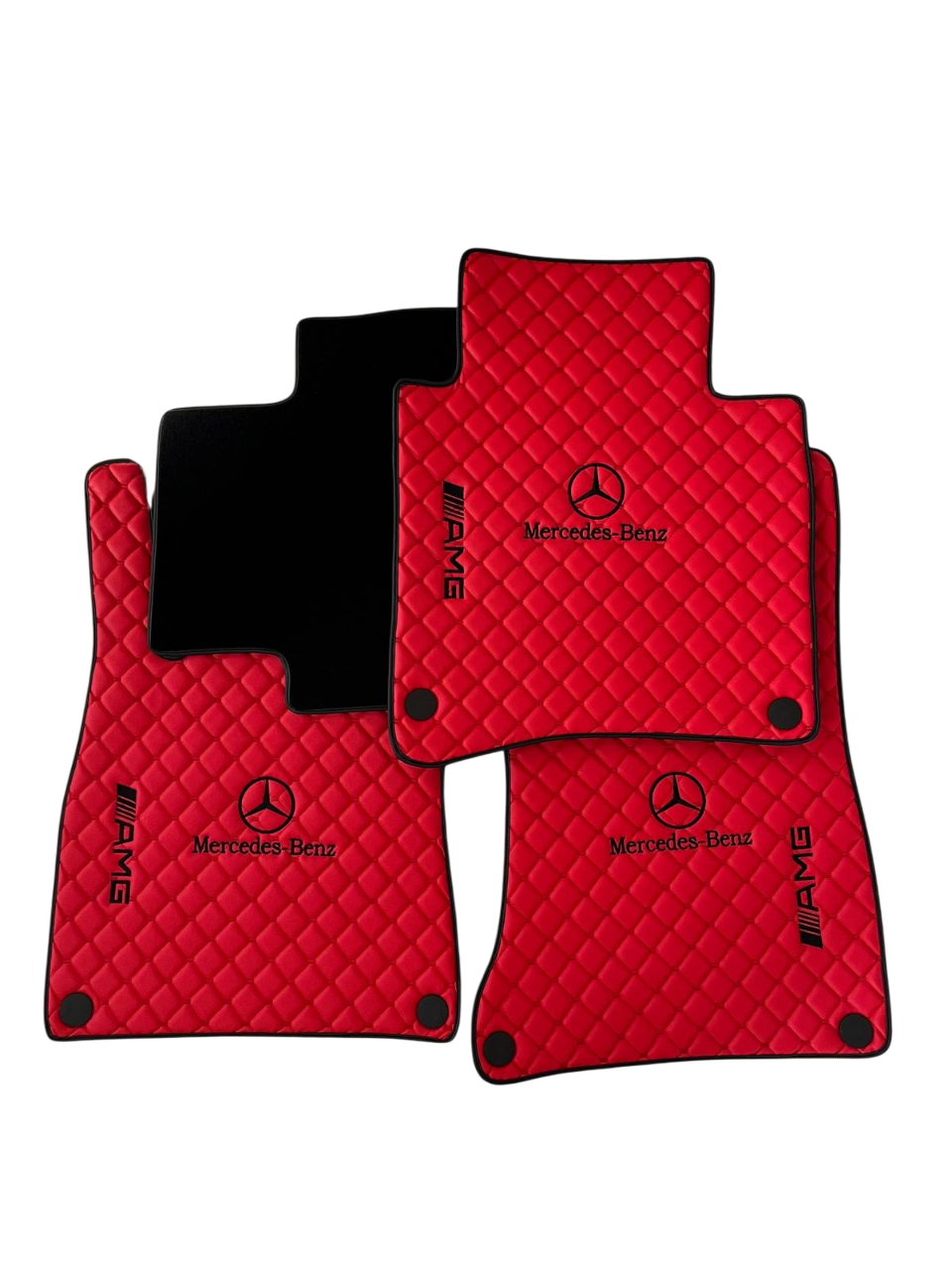 Mercedes Benz AMG Leather Floor Mats Custom Waterproof Car Mats for all Mercedes Benz Series