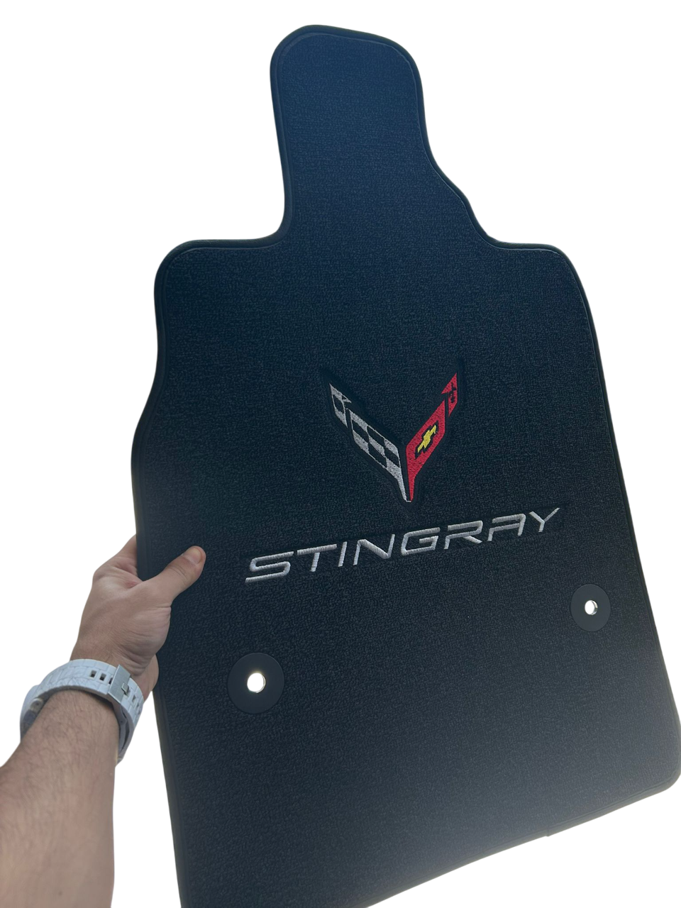 For Corvette C8 Stingray Carpet Floor Mats Velour