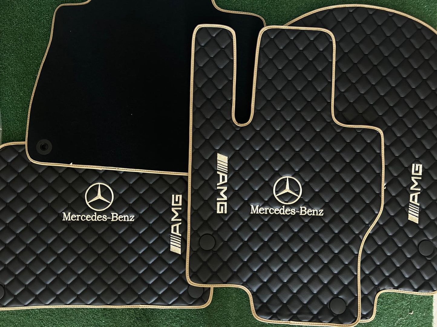 For Mercedes Benz AMG Leather Floor Mats Custom Fit For all Model