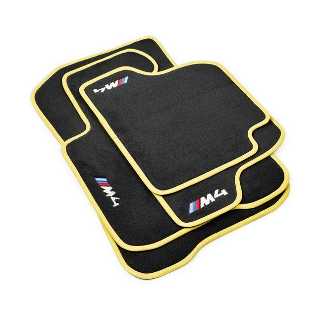 For BMW M Series Carpet Floor Mats Velour M2 M3 M4 M5 M6 M8