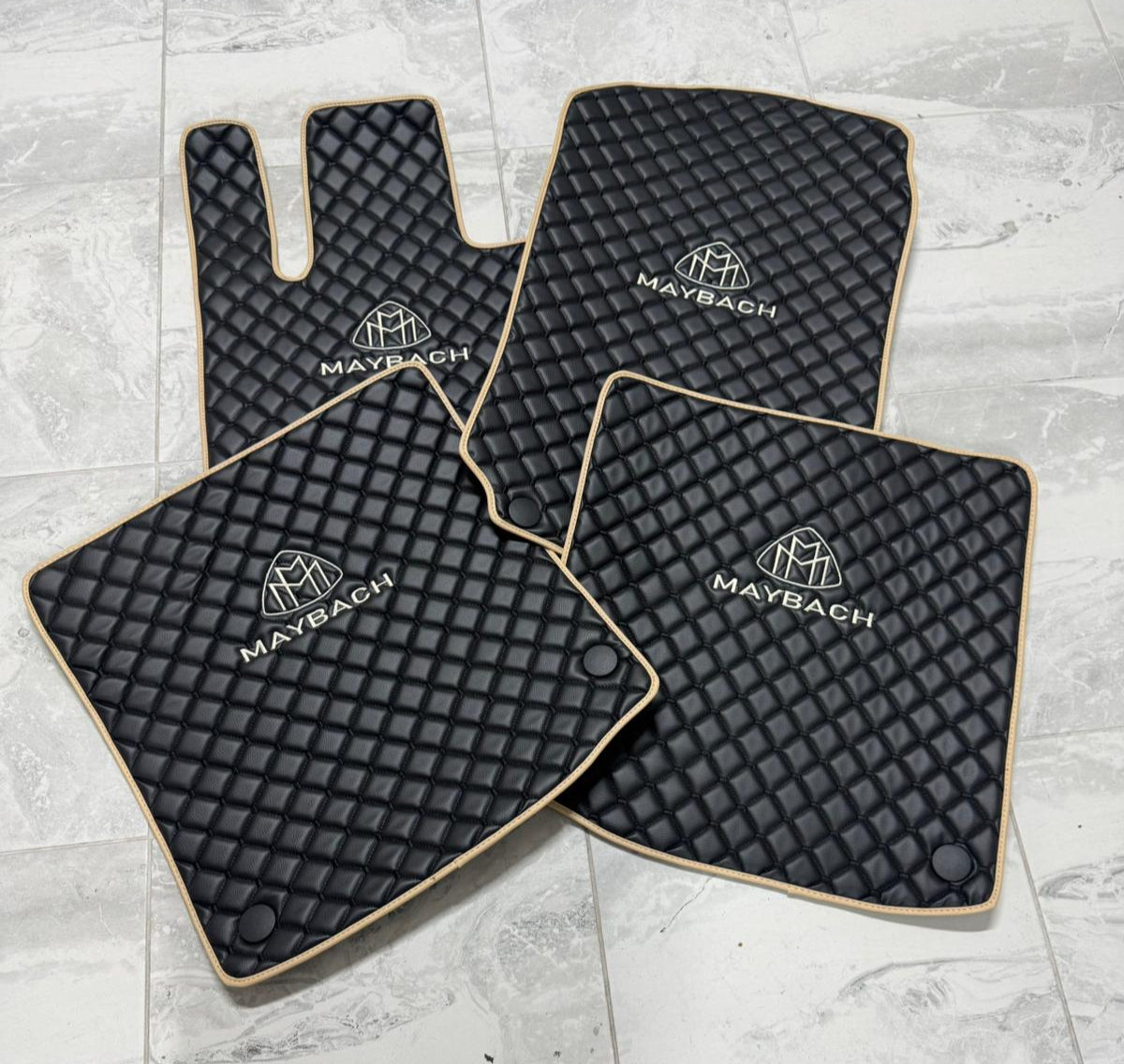 Maybach Leather Floor Mats Custom Waterproof Car Mats for all Maybach Series