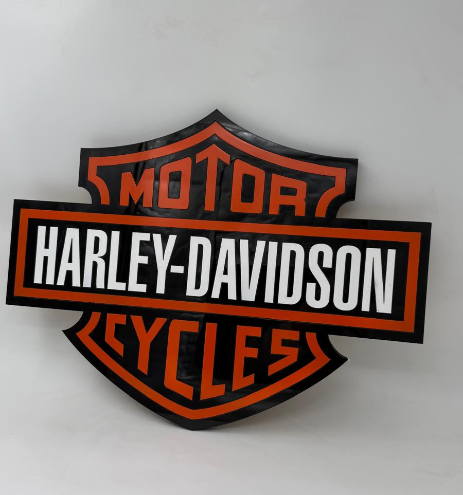 Harley Davidson Wall Sign for Garage – Premium Wall Decor for Car Enthusiasts