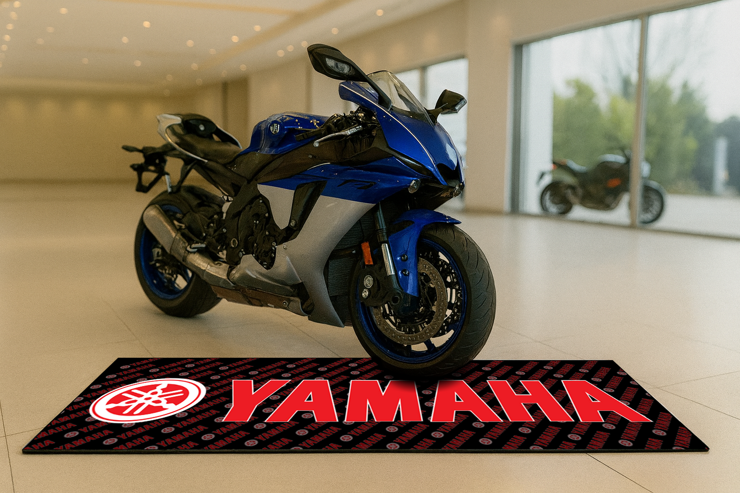 Yamaha Luxury Rug 32×87 INCH Home, Garage & Display Carpet