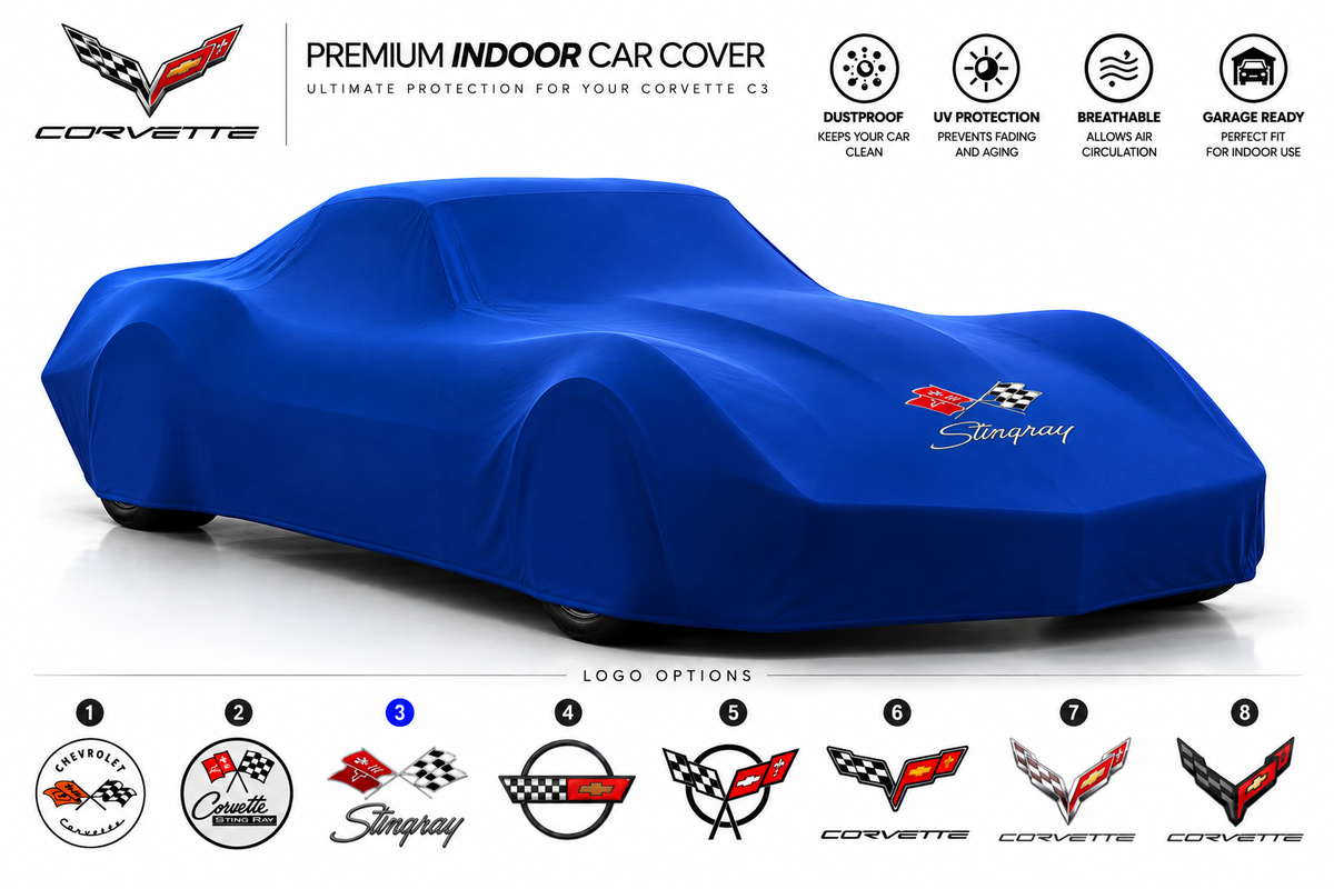 Corvette Car Cover indoor Custom Fit C1 C2 C3 C4 C5 C6 C7 C8