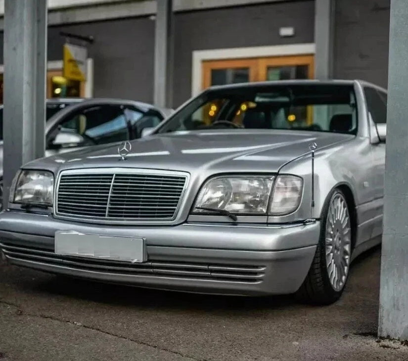 Chrome Parking Pole for Mercedes-Benz – Vintage Stainless Steel Accessory