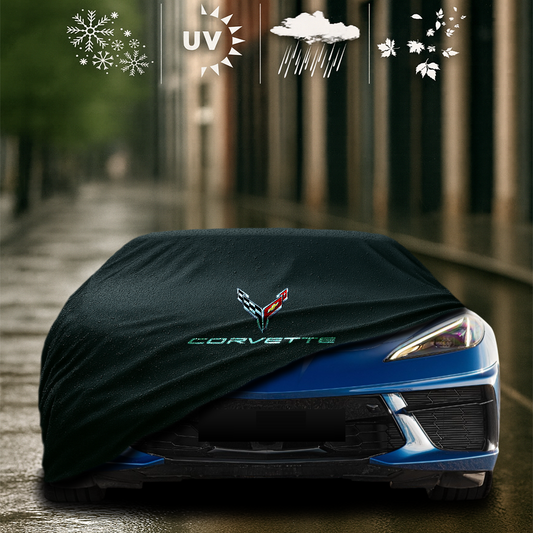 CORVETTE C8 STINGRAY 2020-2023 Outdoor Waterproof Car Cover - Custom Fit