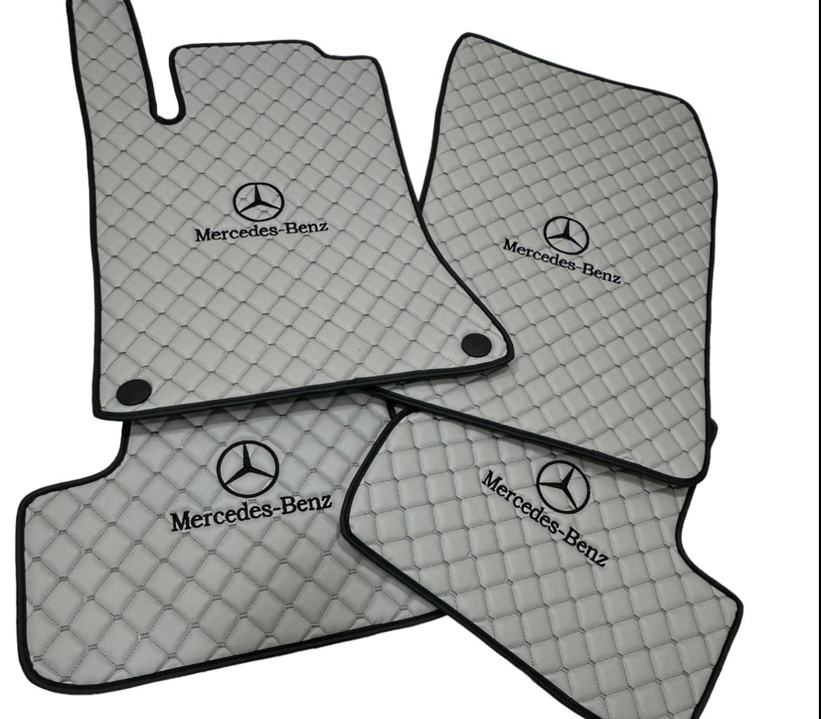 Mercedes Benz AMG Leather Floor Mats Custom Waterproof Car Mats for all Mercedes Benz Series