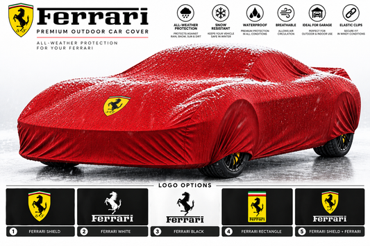 Ferrari Waterproof Car Cover Custom Fit