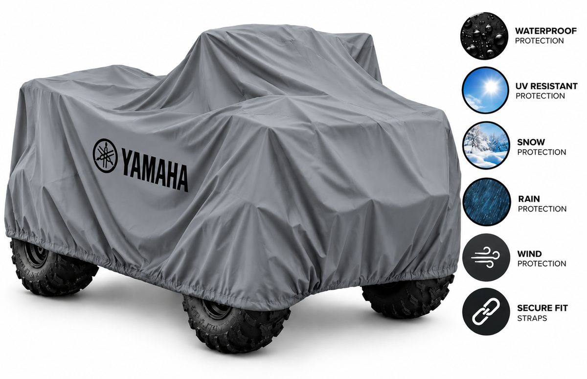 Yamaha ATV Outdoor Cover – Waterproof All-Weather Quad Cover | Custom Fit