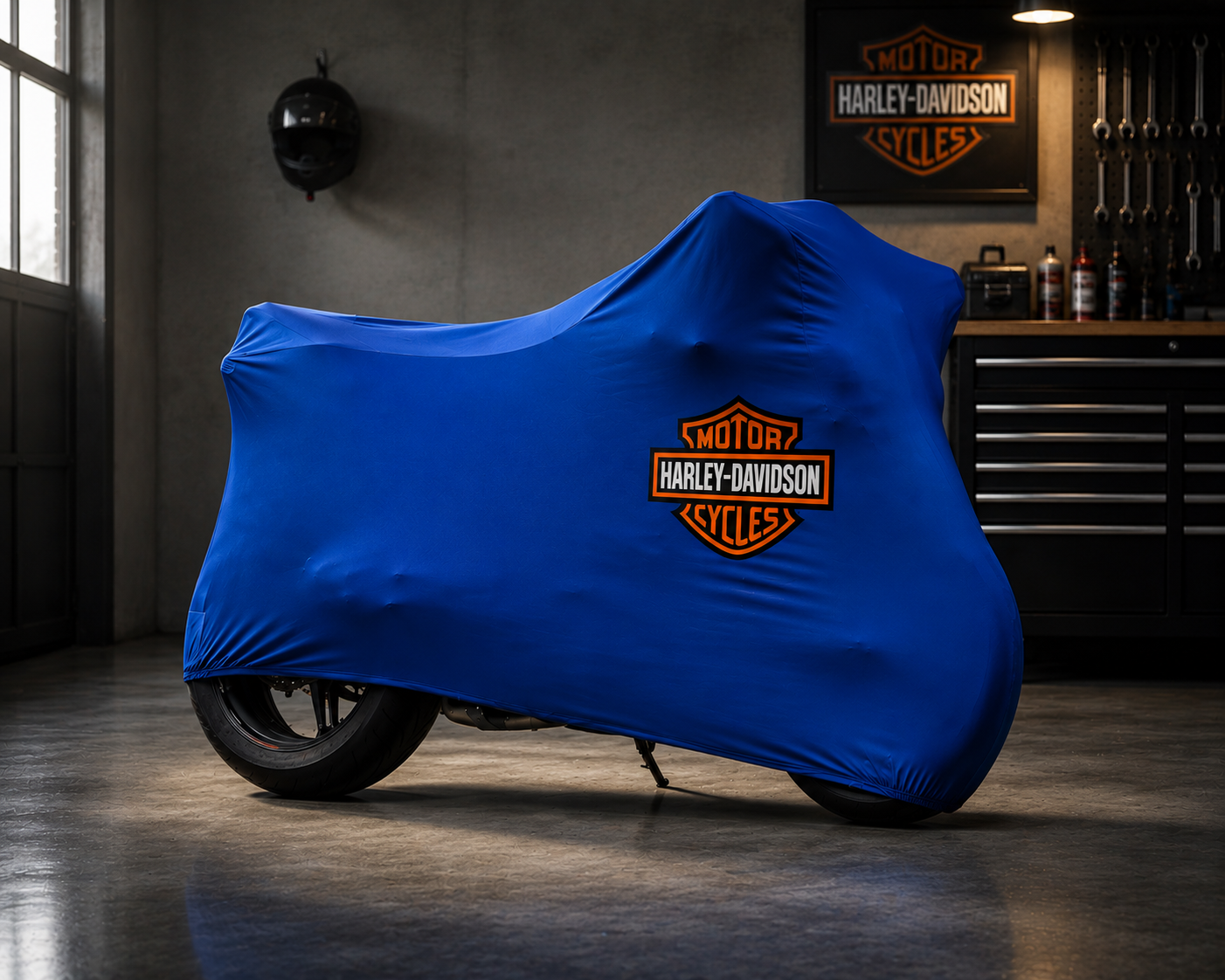 Harley Davidson Motorcycle Indoor Cover