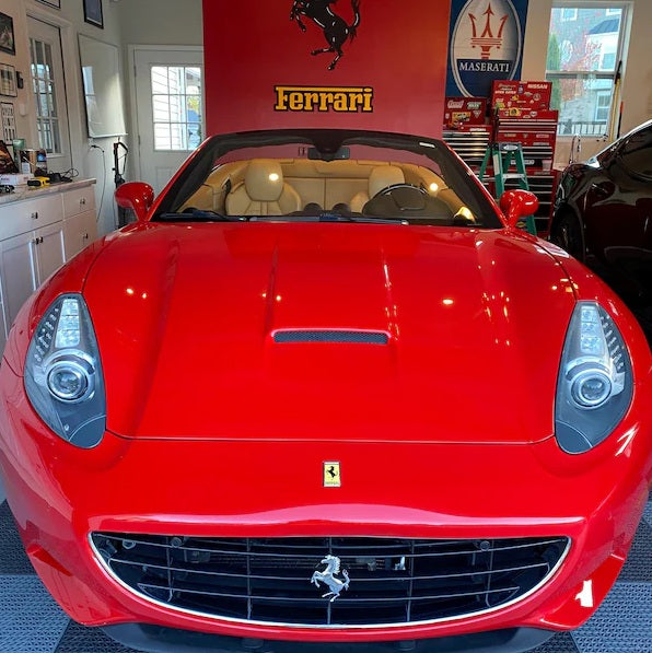 Handmade Ferrari Horse Logo Wood Wall Art: Garage Decor Wall Decor