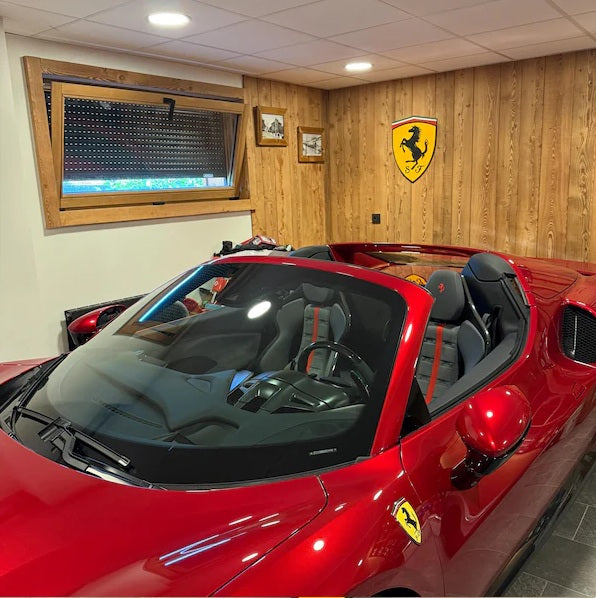 Ferrari Wall Sign for Garage – Premium Wall Decor for Car Enthusiasts