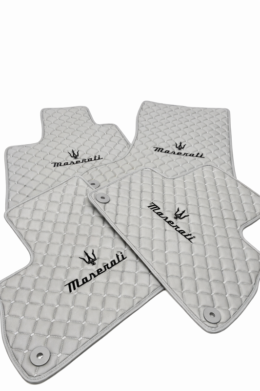 For Maserati Granturismo (2023 - Present ) Car Floor Mats Custom fit Leather for all Maserati Model Waterproof Carpet Liner