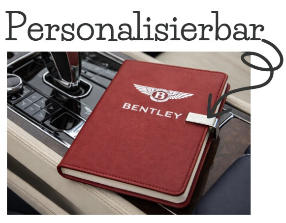 Bentley Journal Notebook Customizable initials