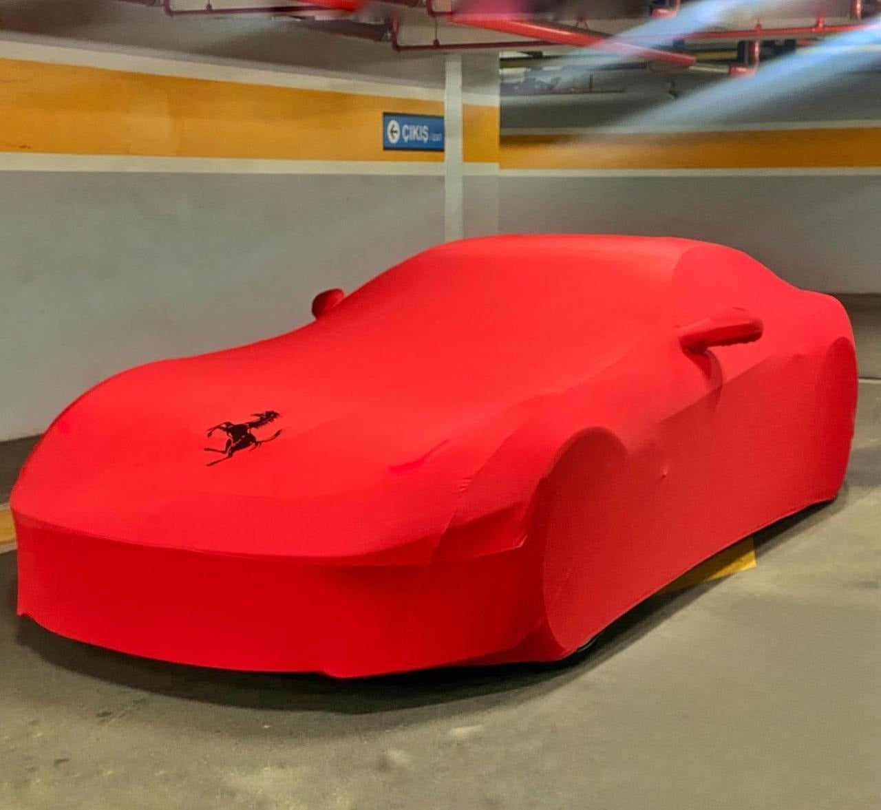 Premium Ferrari Cover Custom Fit For all Model - High Quality 3 Layer Velvet