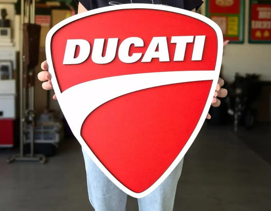 Ducati Wall Sign for Garage – Premium Wall Decor for Car Enthusiasts